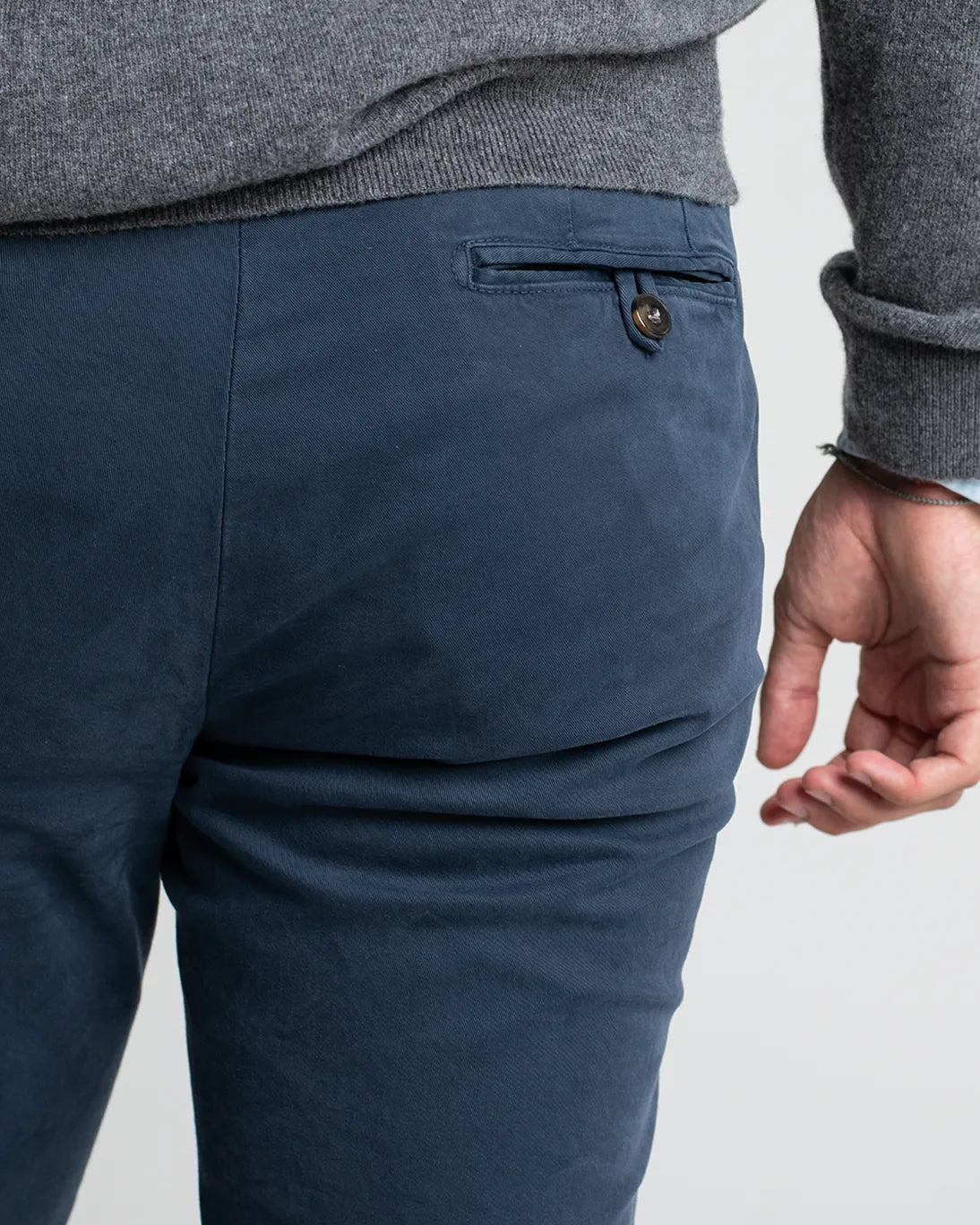 NAVY BLUE CHINO PANTS