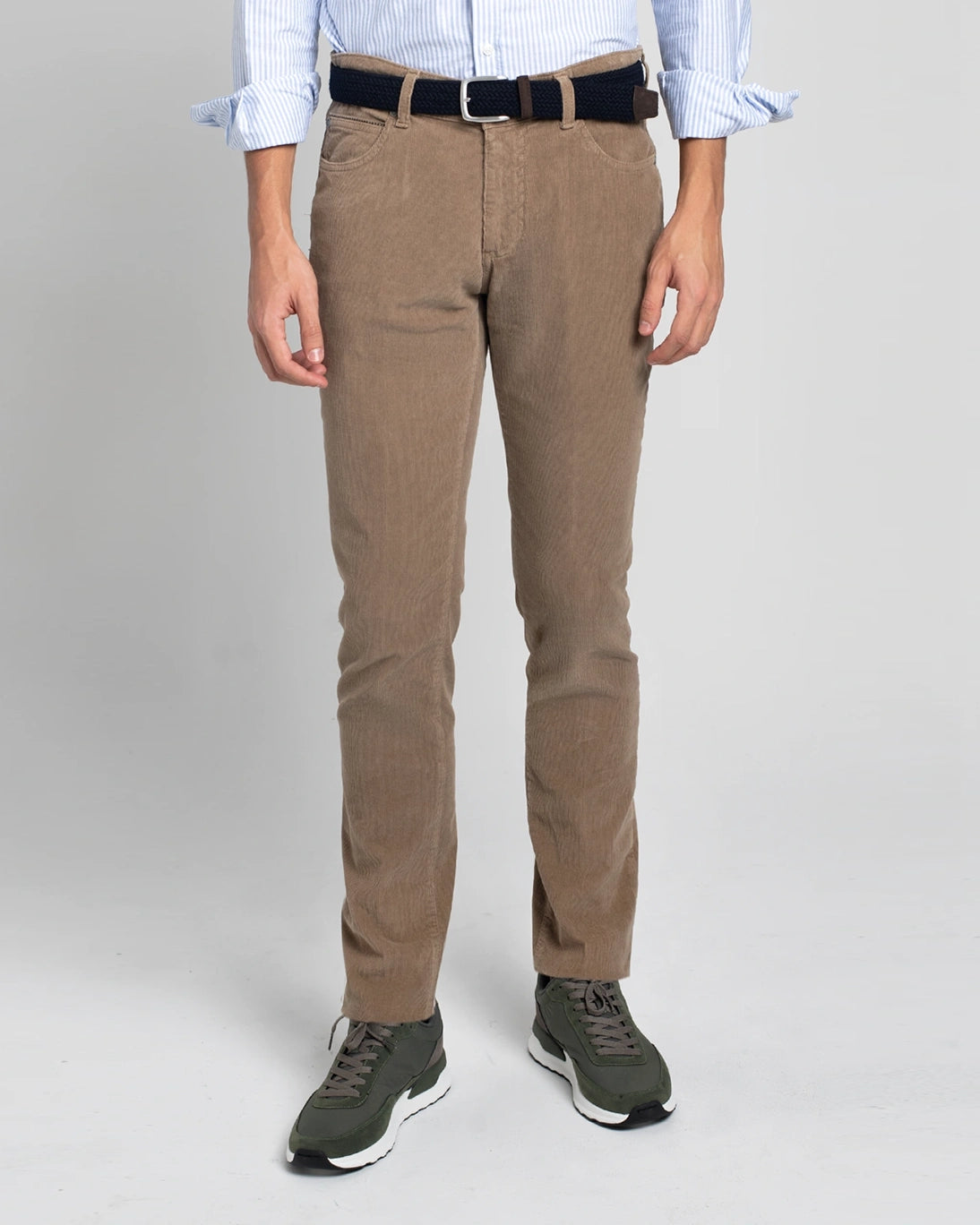 PANTALÓN 5 BOLSILLOS PANA MARRÓN