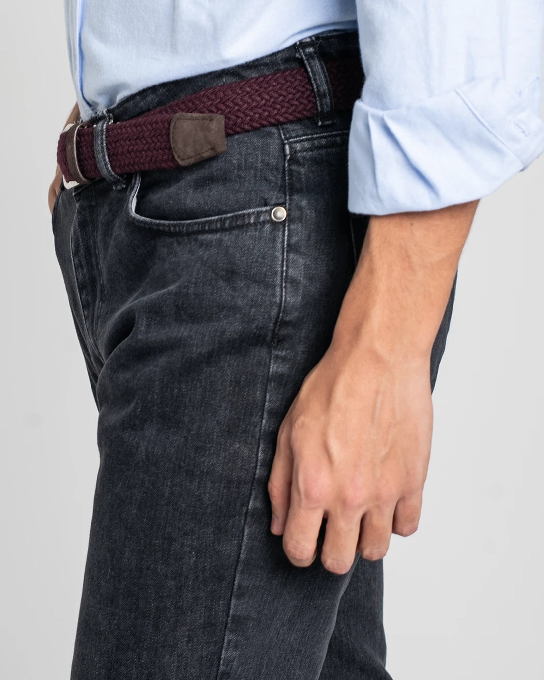 PANTALÓN VAQUERO NEGRO