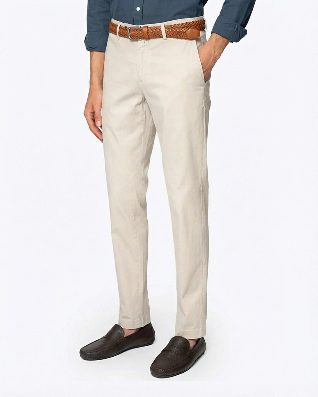 PANTALÓN CHINO BEIGE CLARO