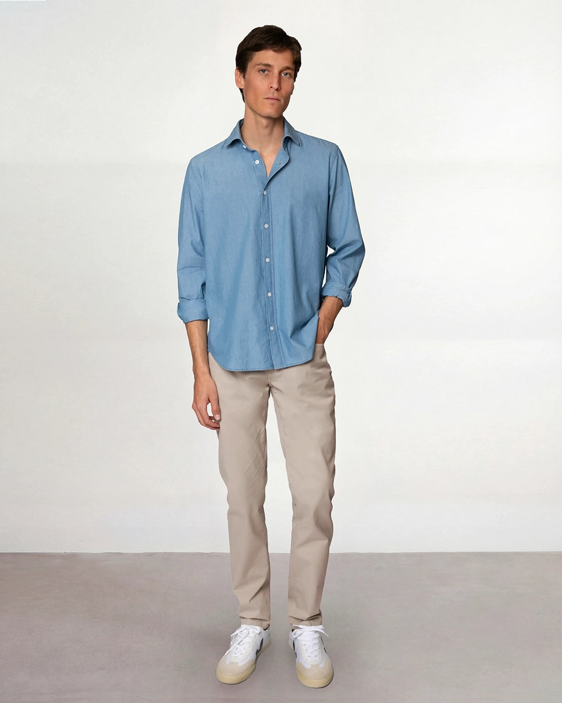 PANTALÓN 5 BOLSILLOS BEIGE