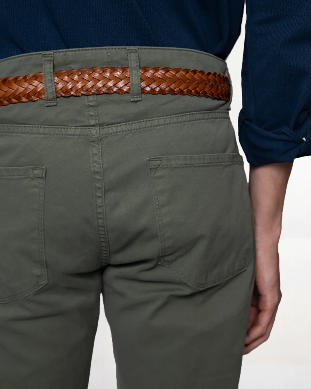 PANTALÓN 5 BOLSILLOS VERDE OSCURO