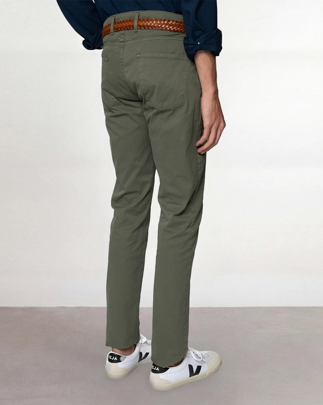 PANTALÓN 5 BOLSILLOS VERDE OSCURO