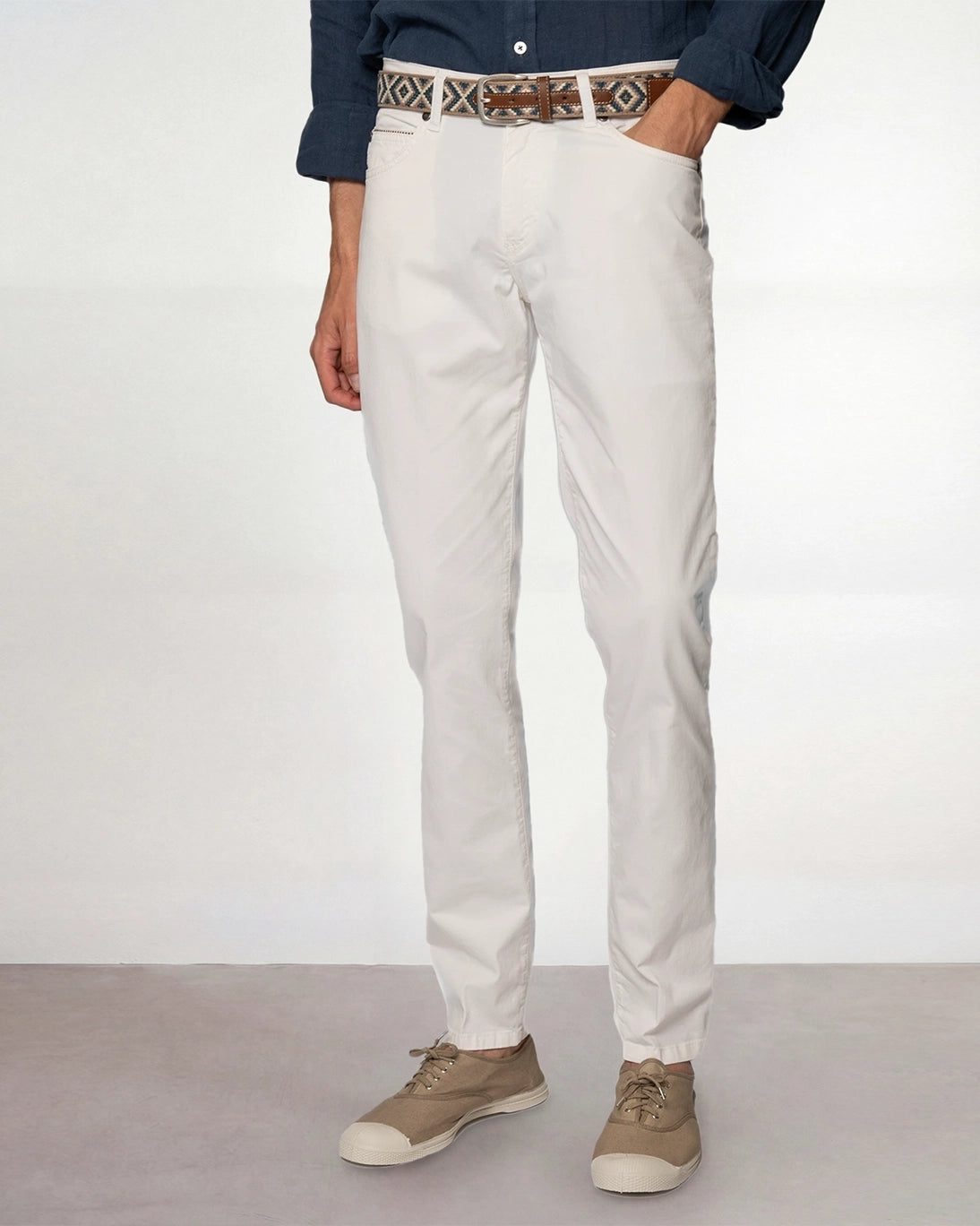 PANTALÓN 5 BOLSILLOS BLANCO