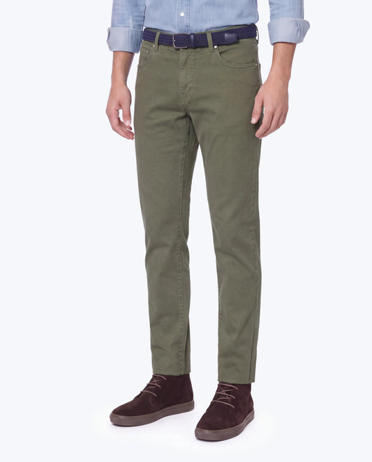 PANTALON CINCO BOLSILLOS VERDE