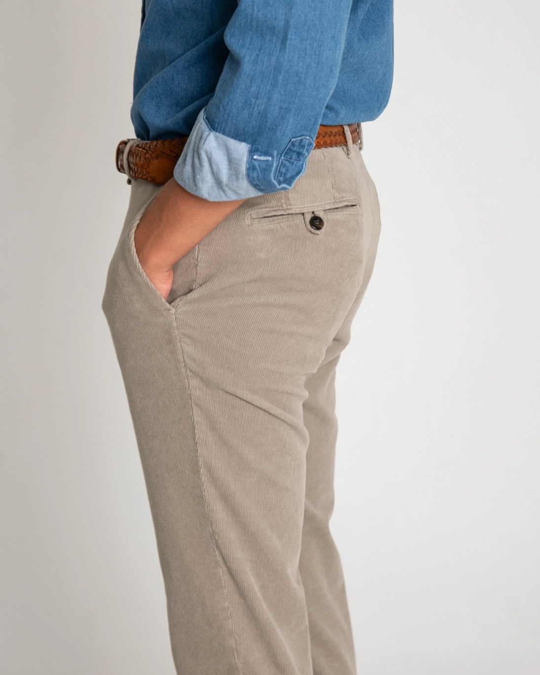 PANTALON CHINO PANA BEIGE