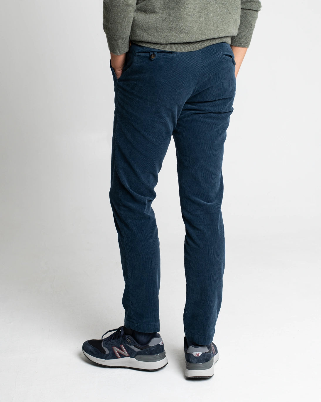 PANTALON CHINO PANA AZUL