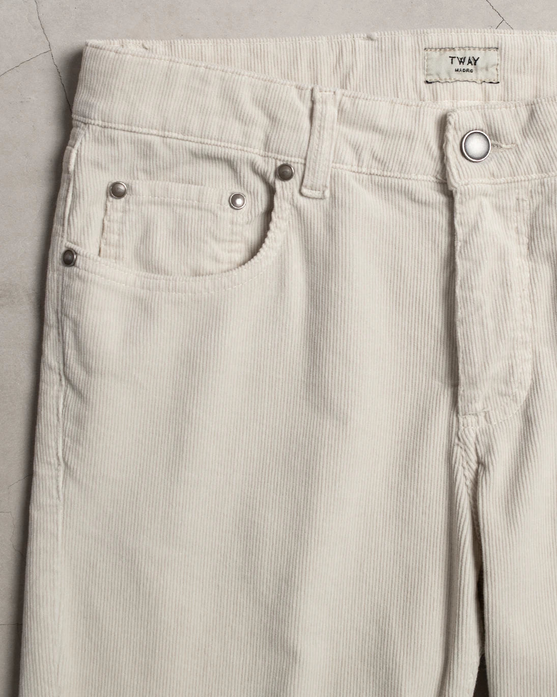 PANTALON 5 BOLSILLOS PANA CRUDO