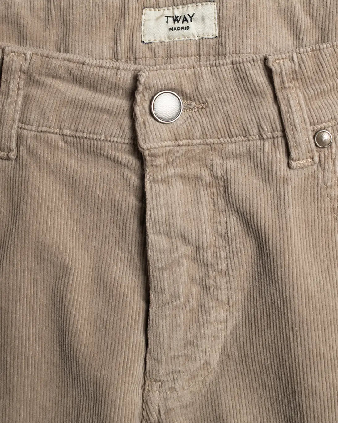 PANTALON 5 BOLSILLOS PANA BEIGE
