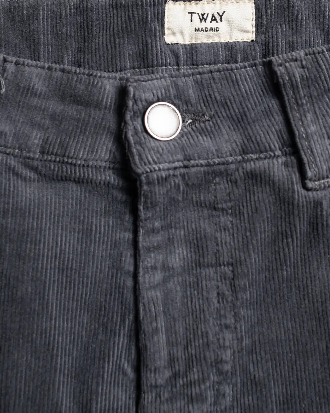 PANTALON 5 BOLSILLOS PANA GRIS