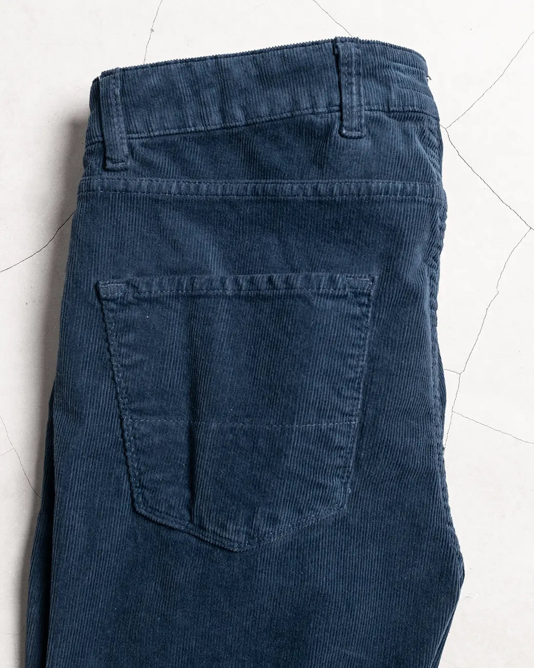 PANTALON 5 BOLSILLOS PANA AZUL