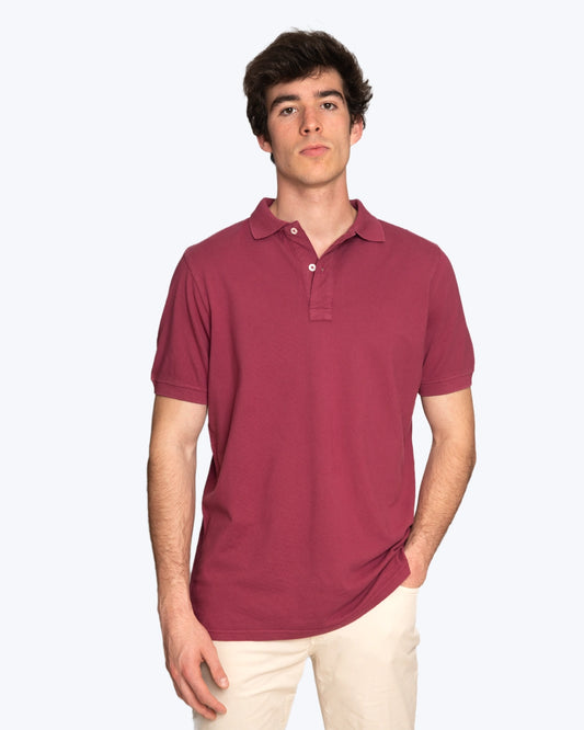 Short-sleeved polo shirt