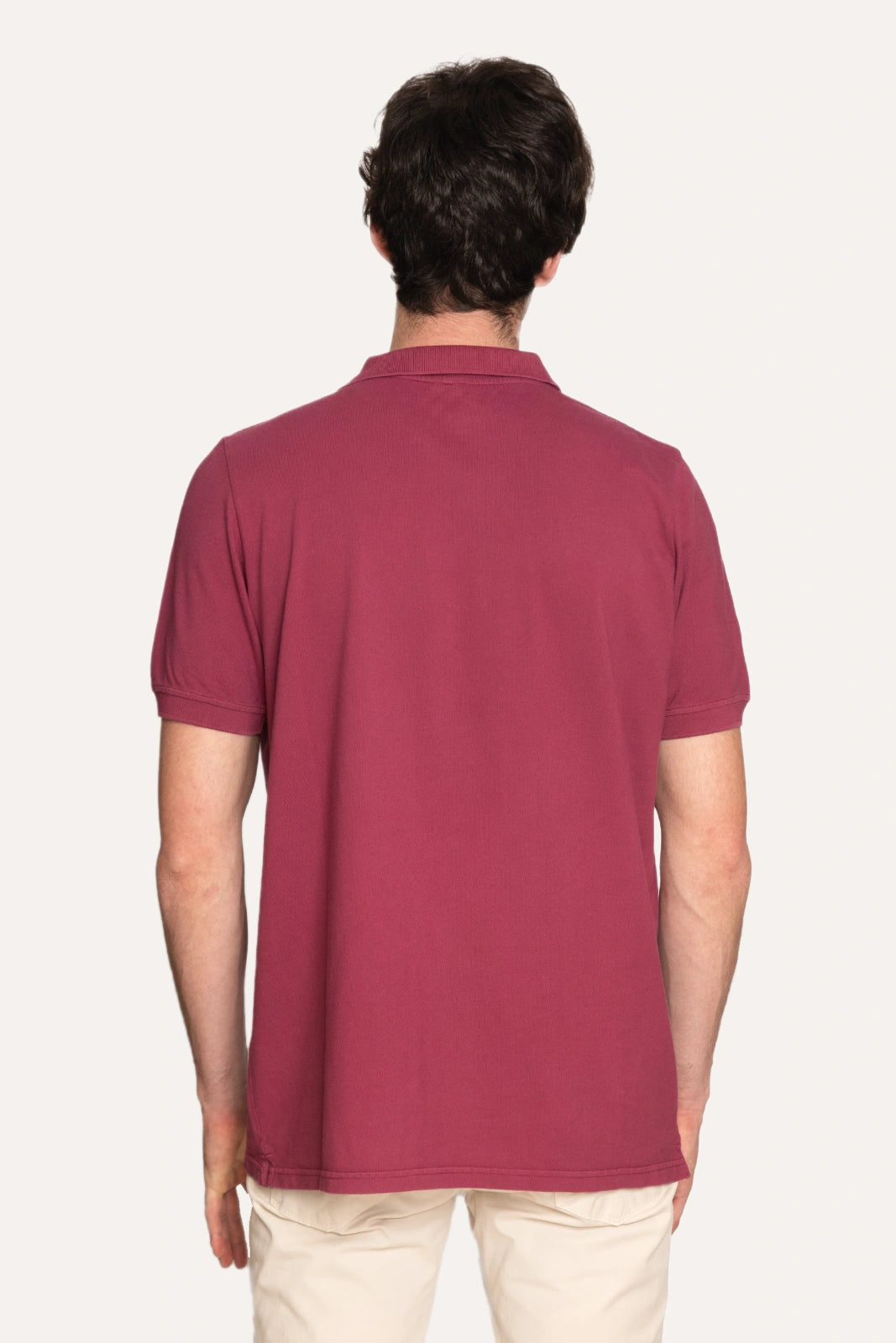 Short-sleeved polo shirt