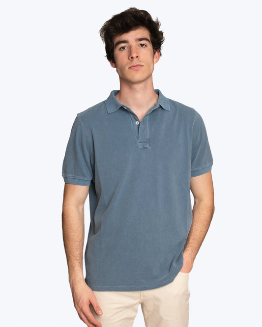 Short-sleeved polo shirt