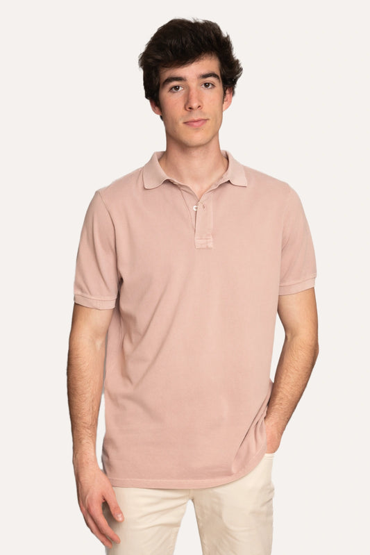 Short-sleeved polo shirt