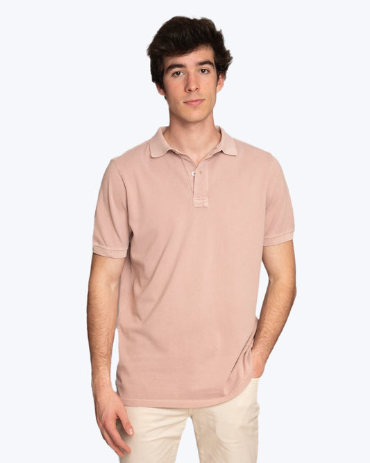 Short-sleeved polo shirt