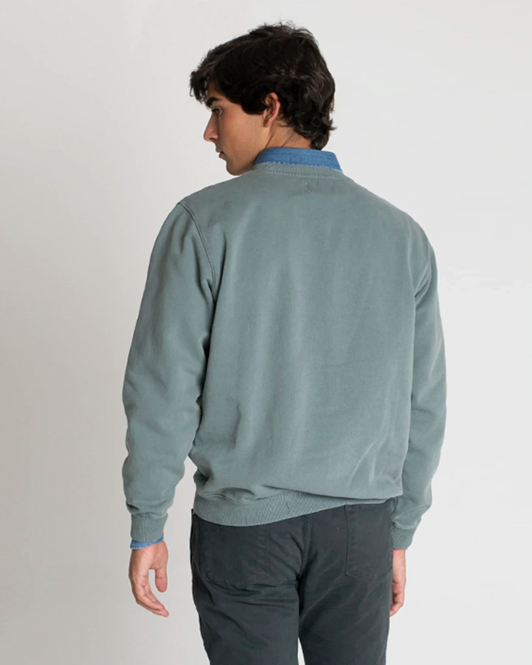 SUDADERA CUELLO CAJA VERDE