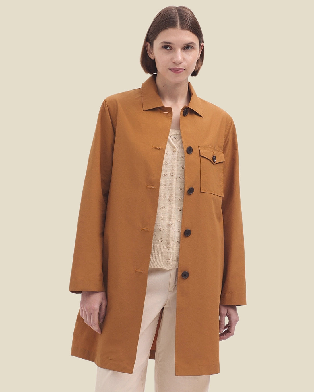 Gabardina camel Nice Things 