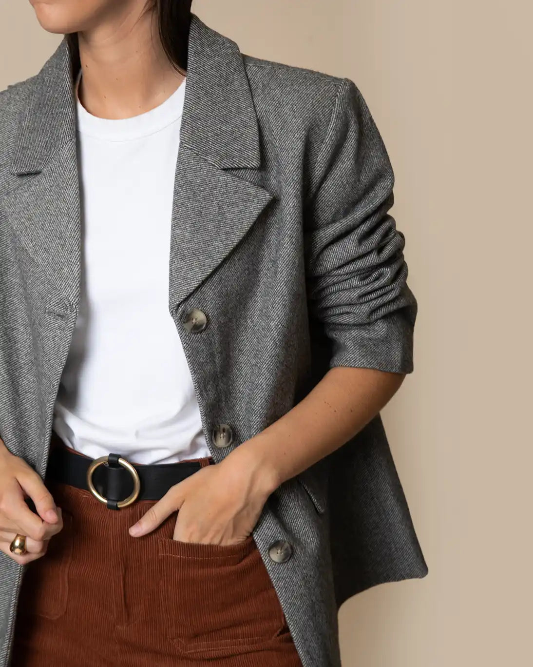 CHAQUETON BIANCA