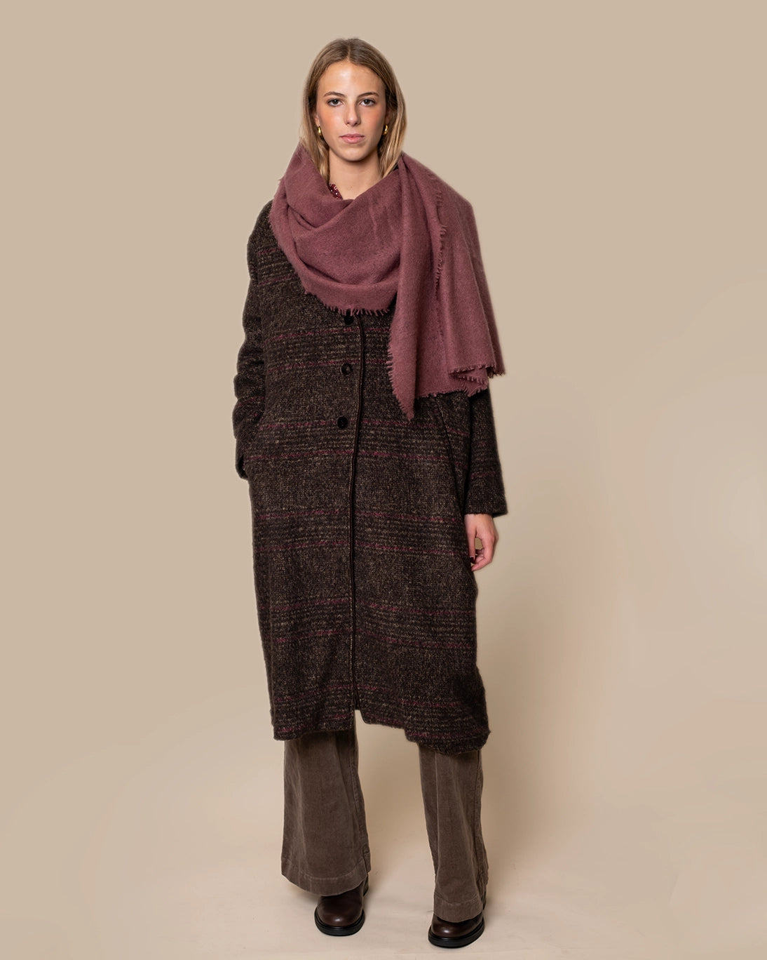 BROWN CALGARY COAT