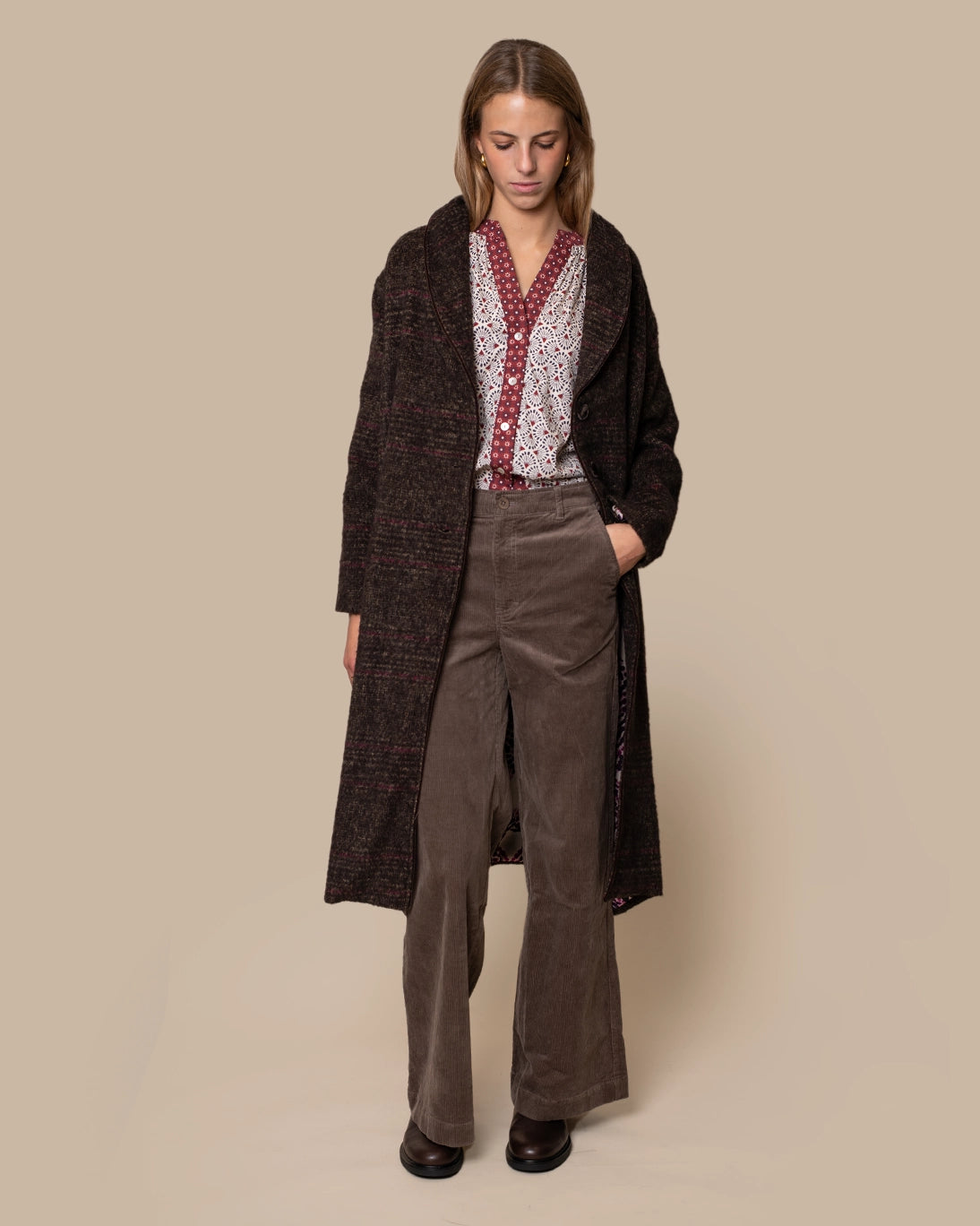 BROWN CALGARY COAT
