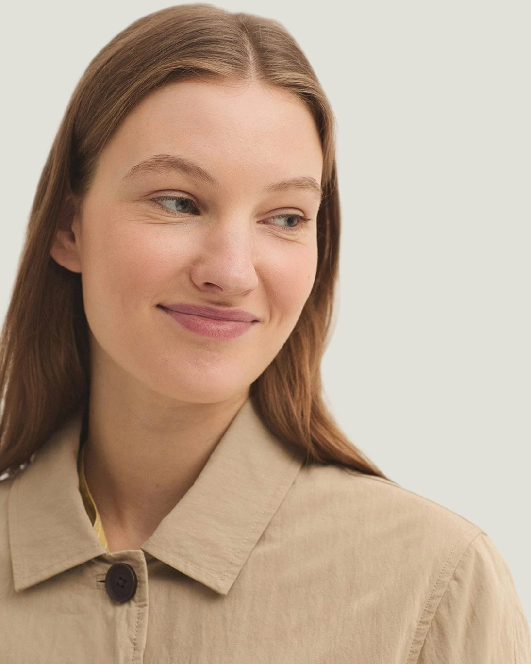 GABARDINA RECTA CAMEL