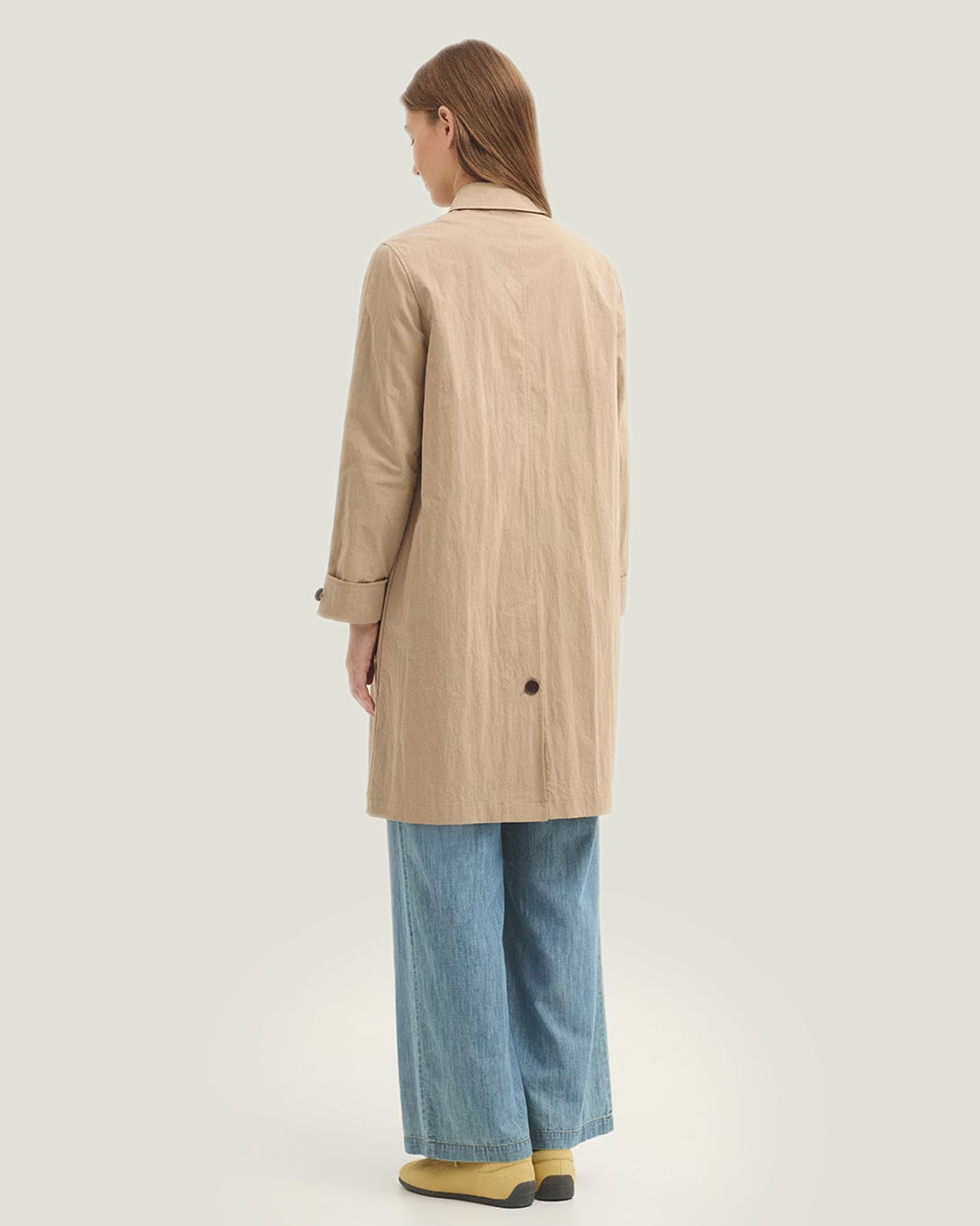 GABARDINA RECTA CAMEL