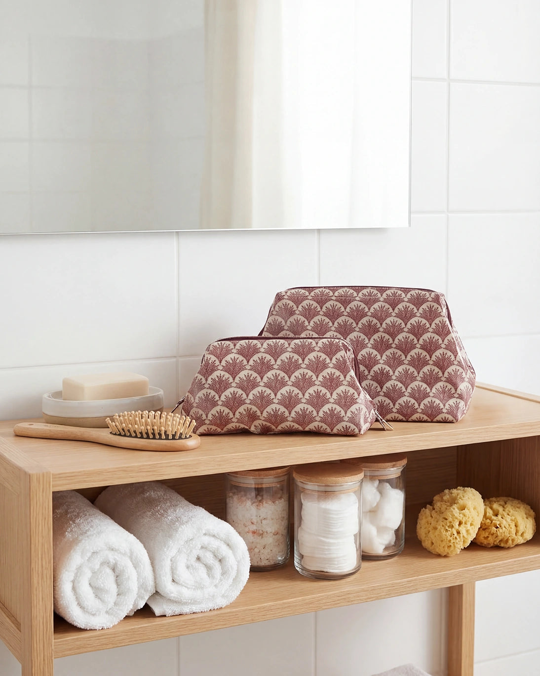 NECESER PLASTIFICADO FLOURISH 28X18X12CM