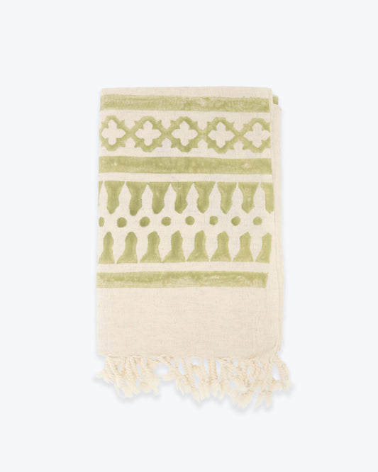 TOALLA PAREO PESTAMAL VERDE 90X170 CM