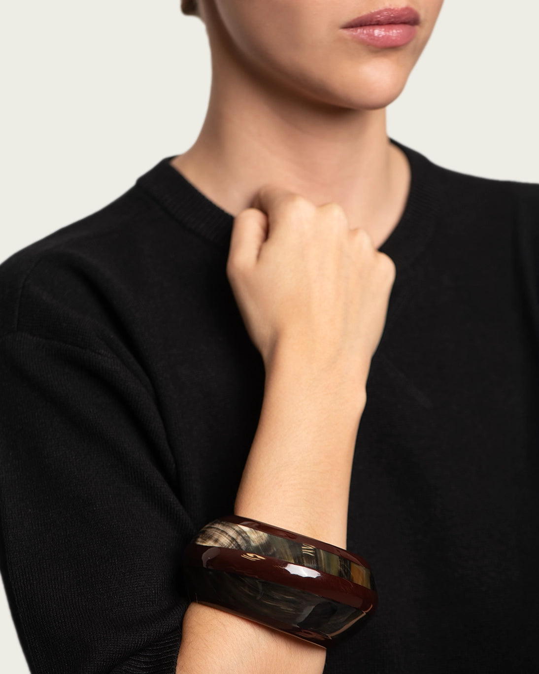 CHOCOLATE ANTLER BRACELET