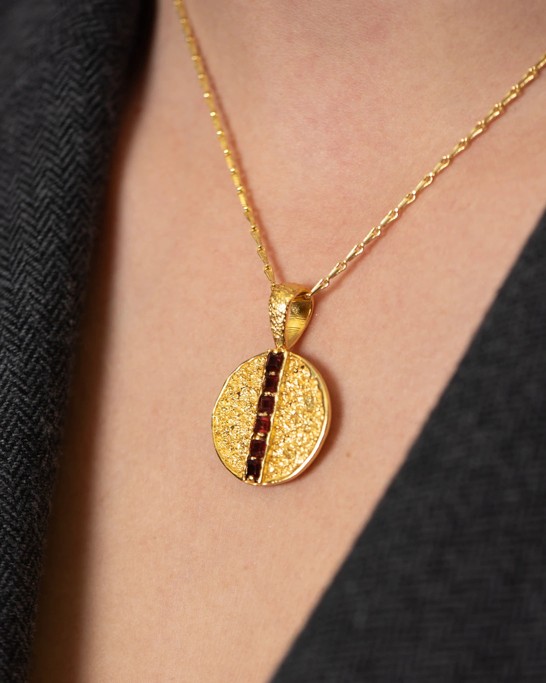 CADENA MEDALLA GRANATES