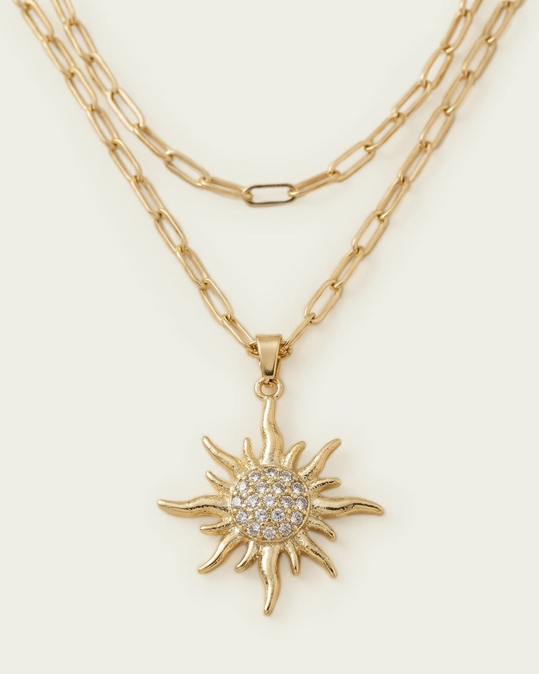 Collar eslabones estrella