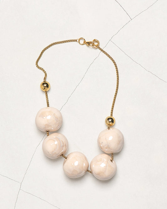 COLLAR BOLAS CERÁMICA