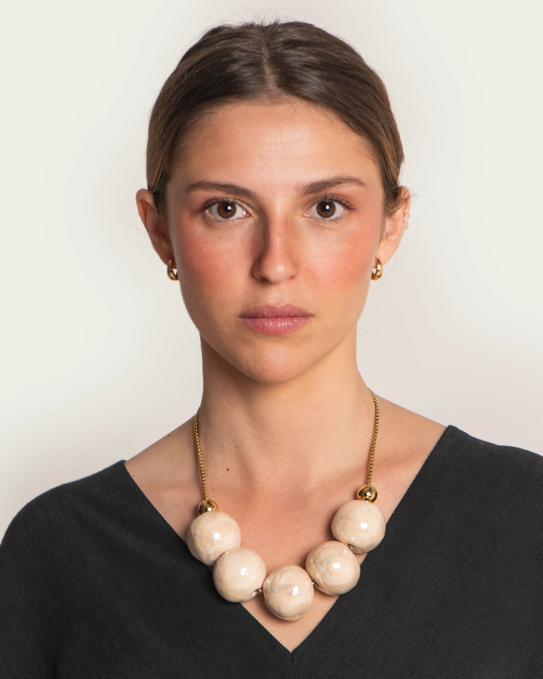 COLLAR BOLAS CERÁMICA