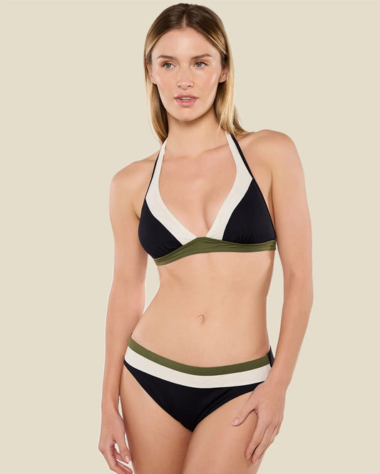 Bikini negro Velma Red Point.