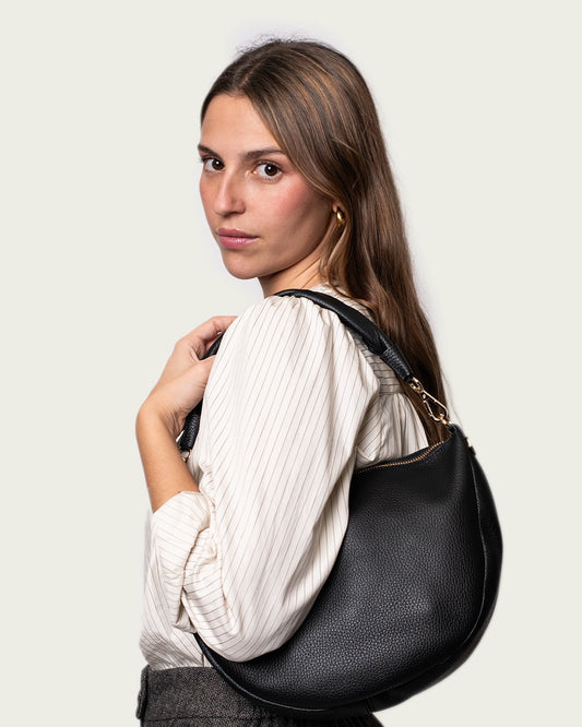BOLSO MINI GONDOLA NEGRO 29X23CM