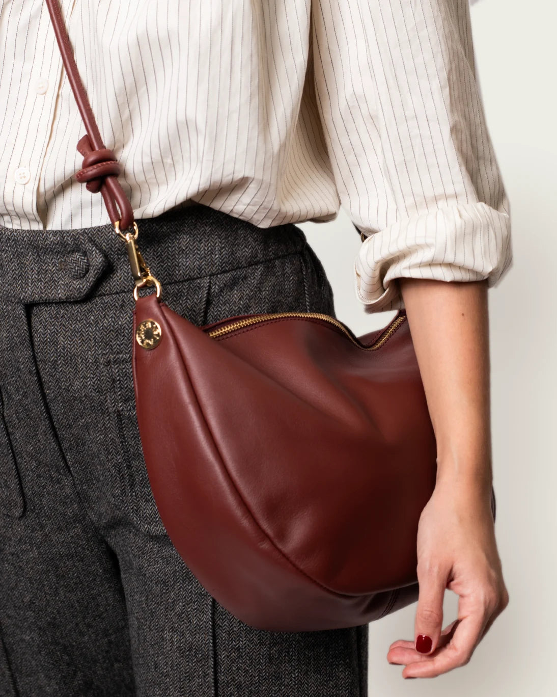 BOLSO MINI GONDOLA BURDEOS 29X23CM