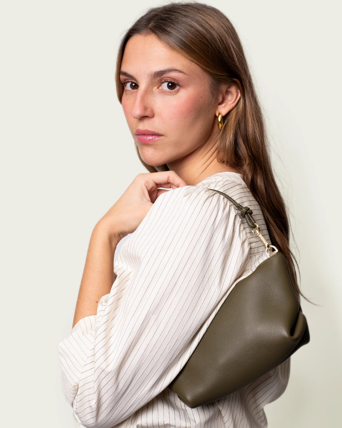 BOLSO MINI MARINA CAQUI 22X12CM