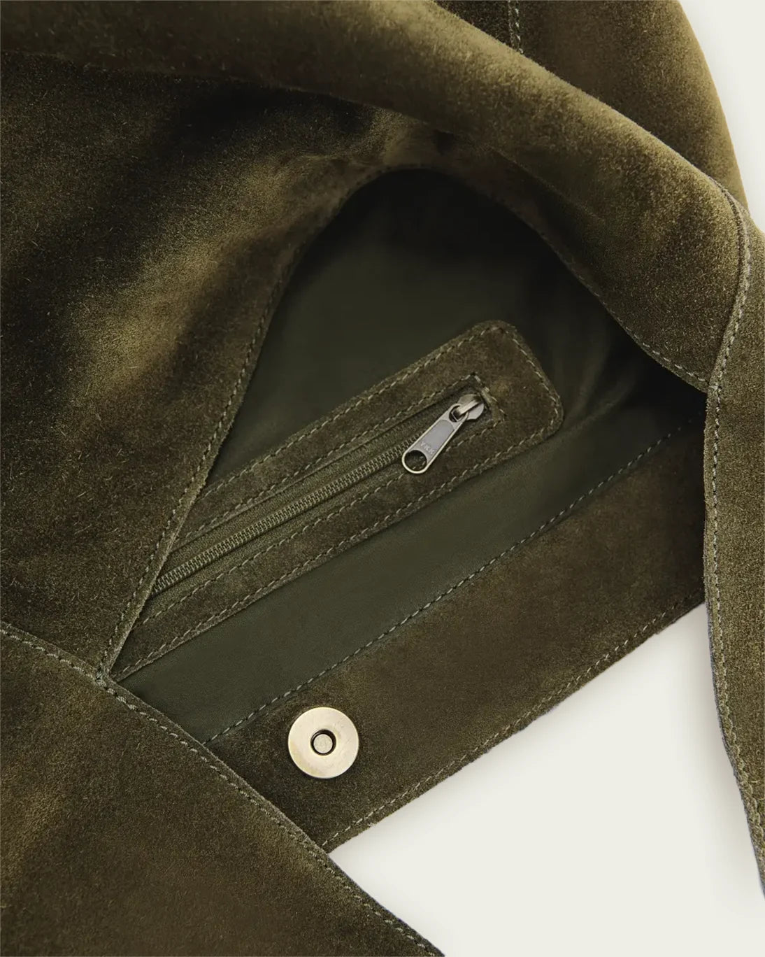 BOLSO MINI ANTE CAQUI 25X32X13CM