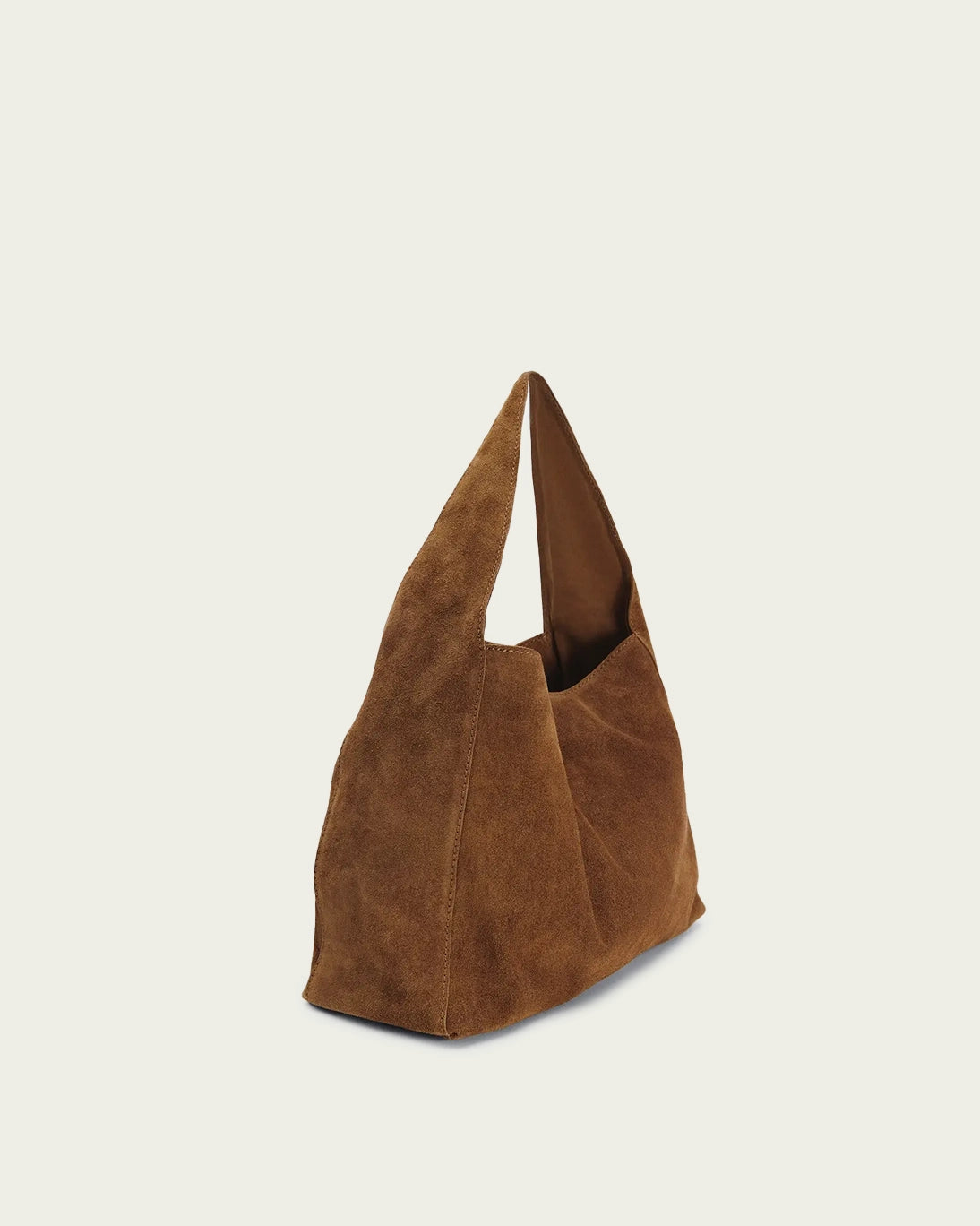 BOLSO MINI ANTE MARRÓN 25X32X13CM