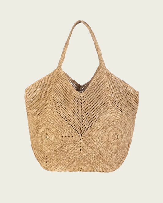 SHOPPER RAFIA ASY TOSTADO 52X38X25CM