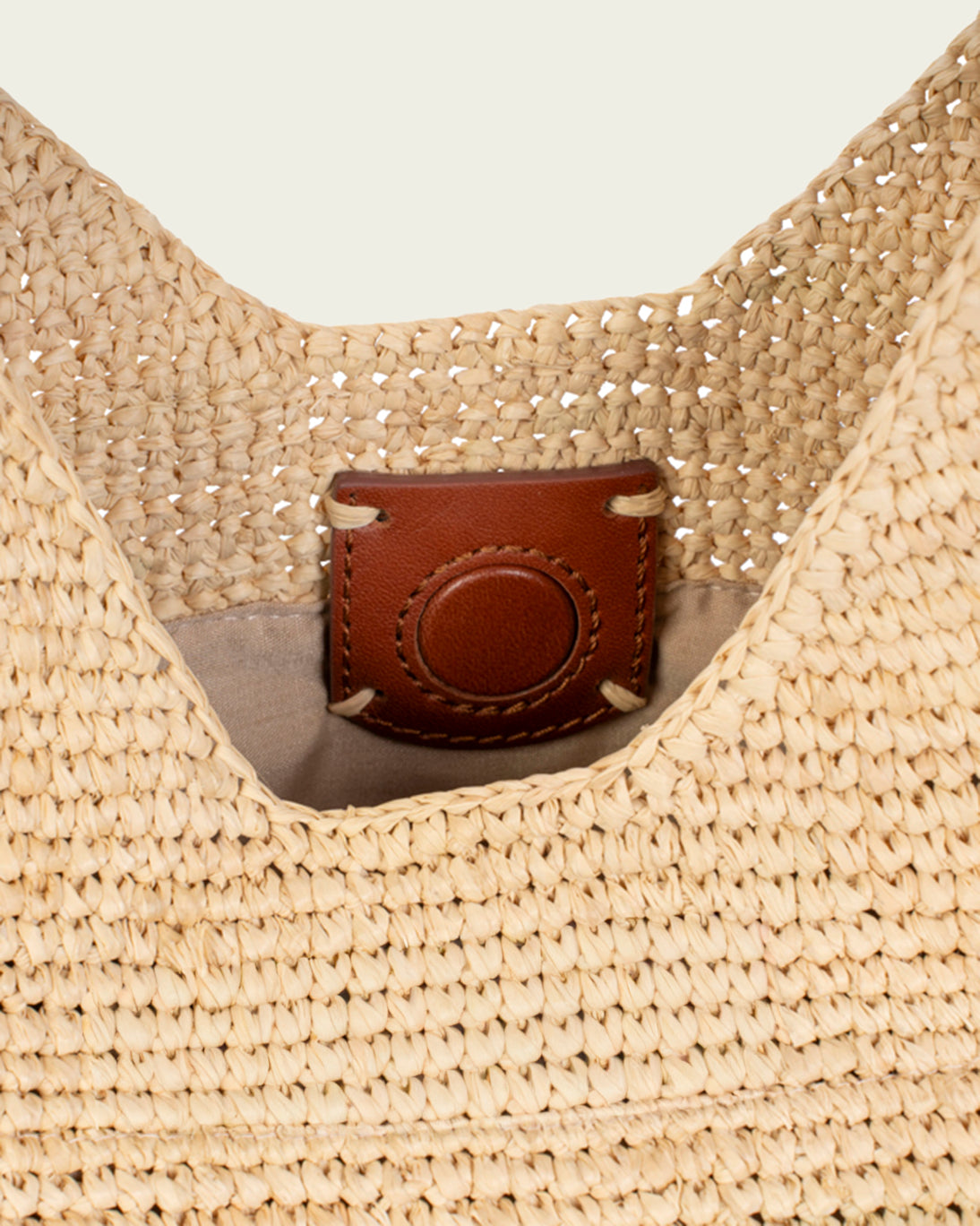 BOLSO RAFIA JANGA NATURAL 40X35X17CM