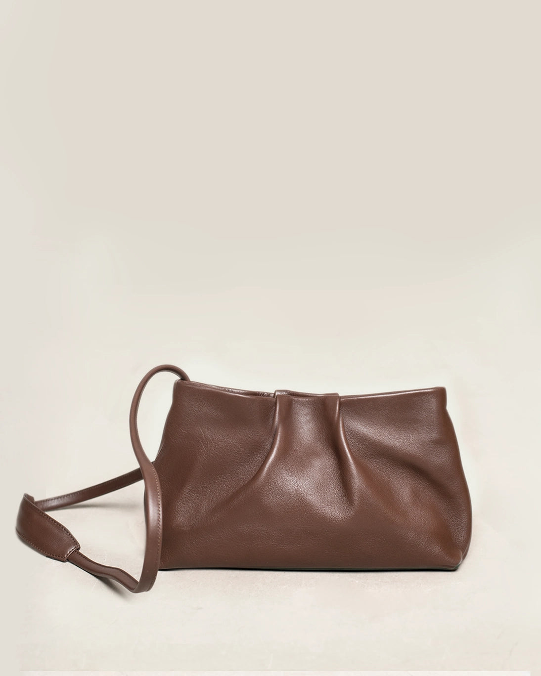 BOLSO DE PIEL MAYA CHOCOLATE