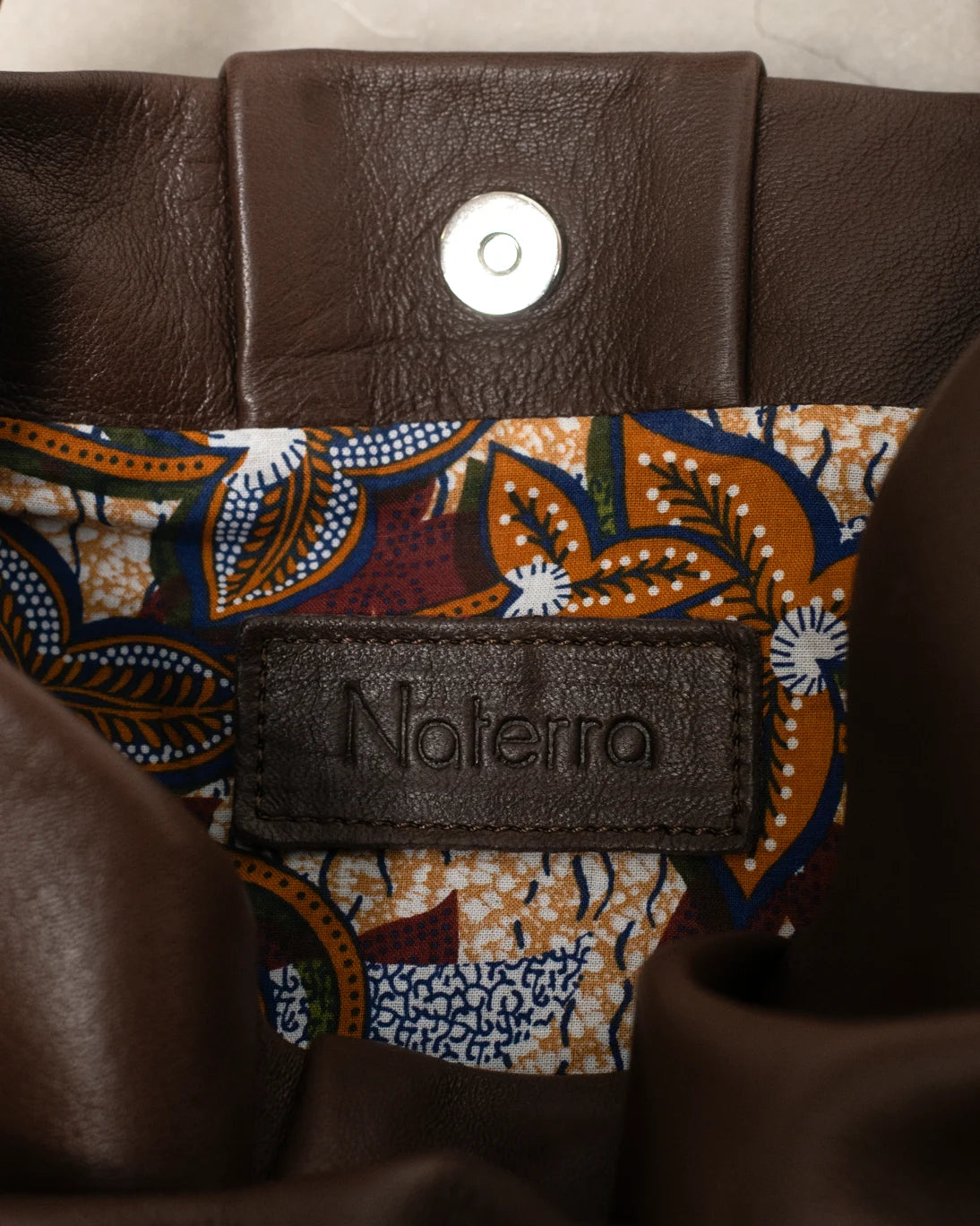 BOLSO DE PIEL MAYA CHOCOLATE