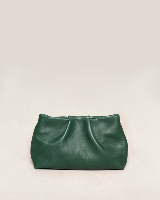 BOLSO DE PIEL MAYA VERDE
