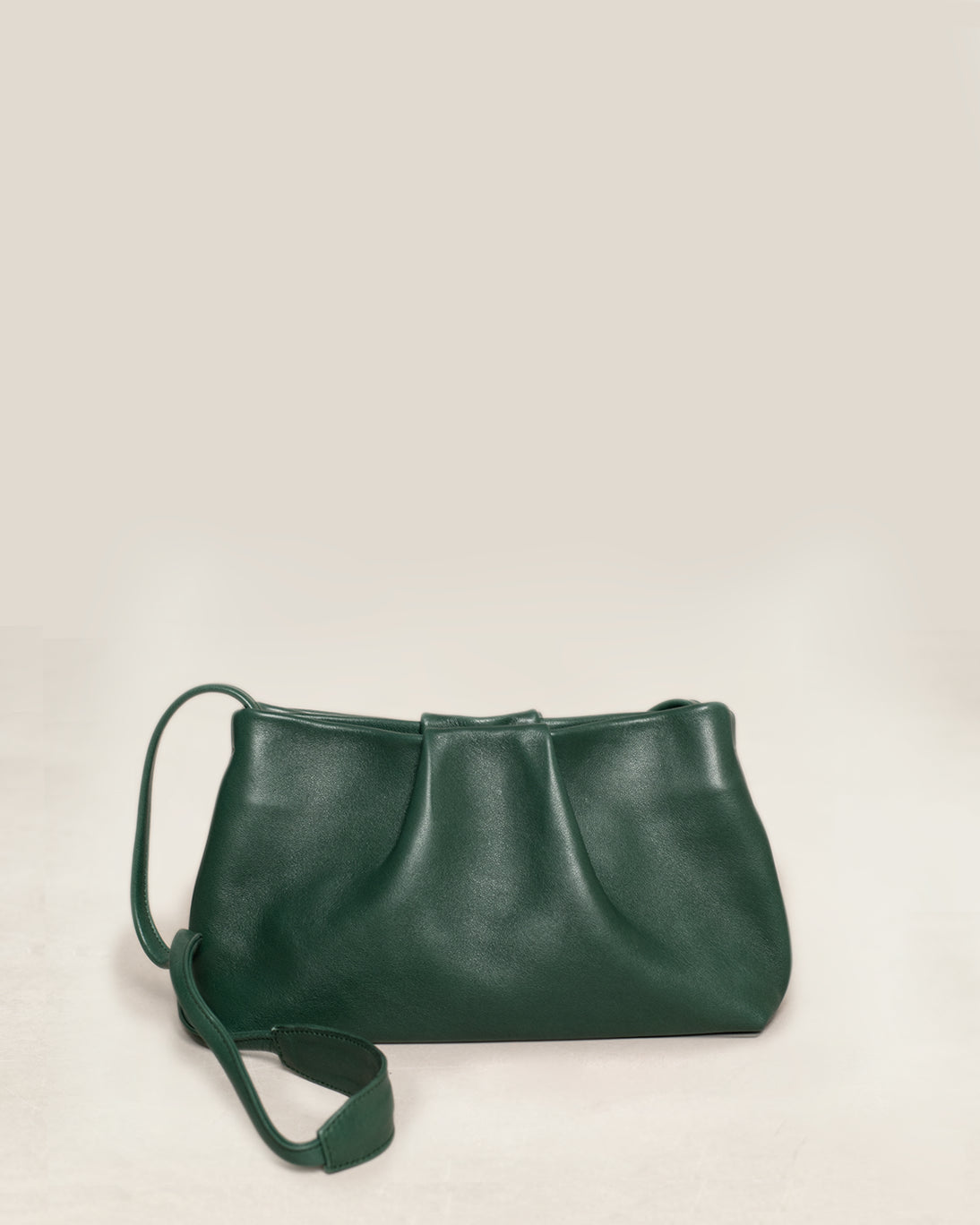 BOLSO DE PIEL MAYA VERDE