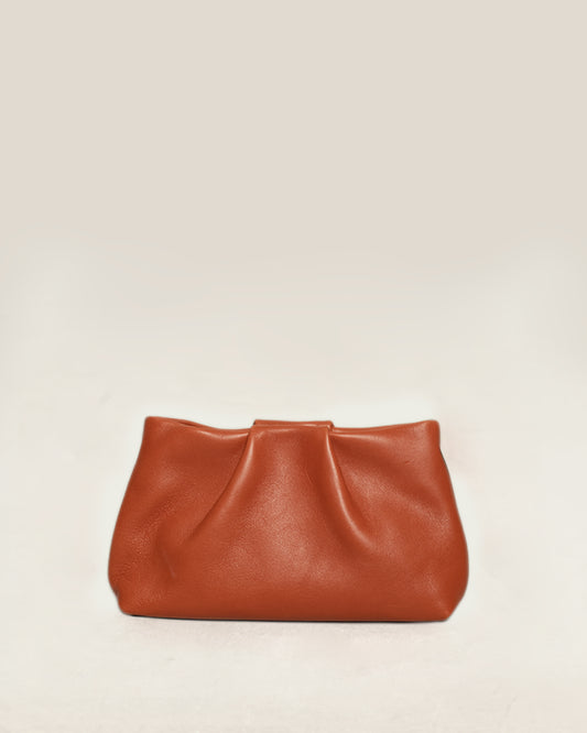 BOLSO DE PIEL MAYA NARANJA