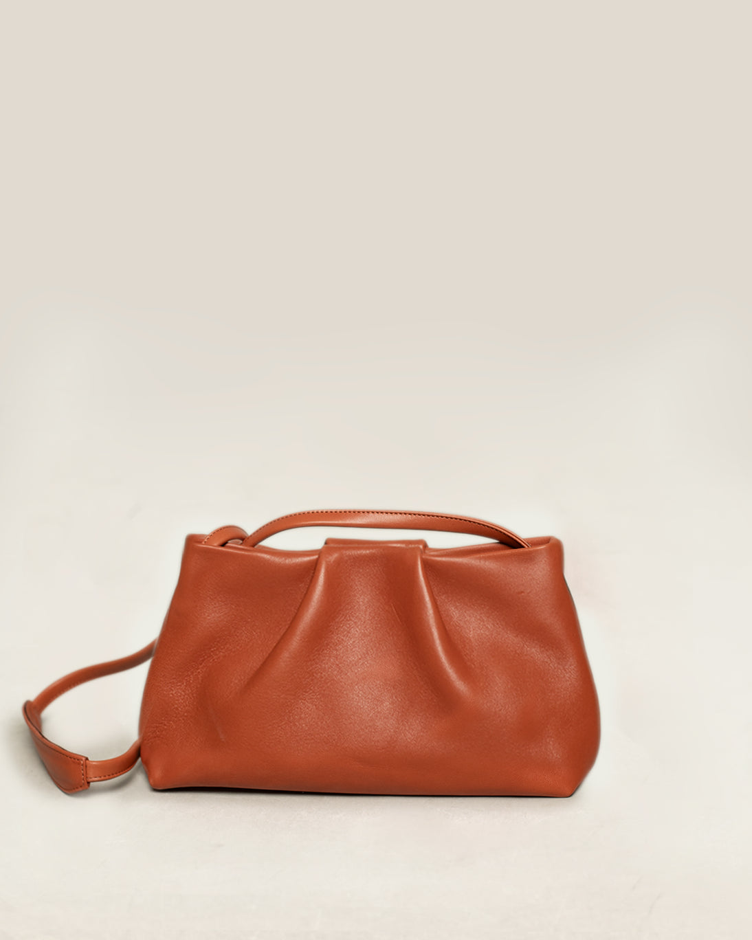 BOLSO DE PIEL MAYA NARANJA