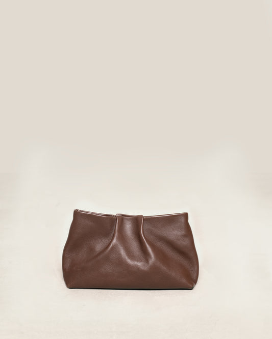 BOLSO DE PIEL AIKO CHOCOLATE