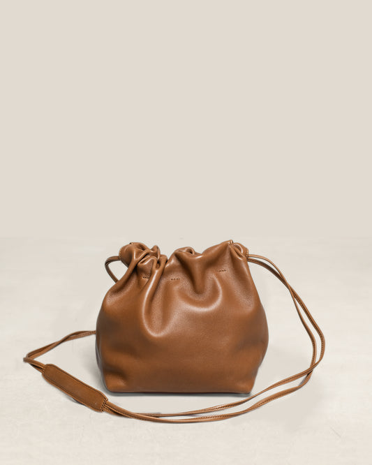 BOLSO DE PIEL HUDA BEIGE